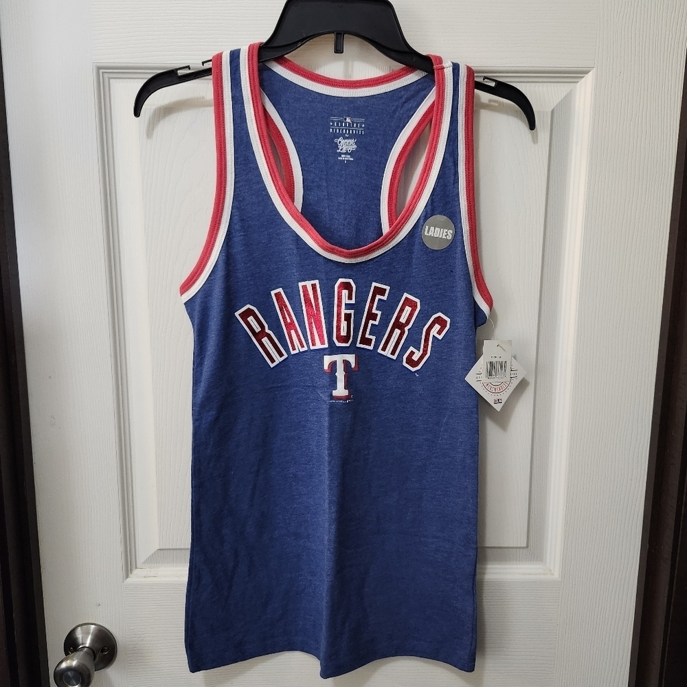 NWT Women's Texas Rangers Tank Top. Sz S